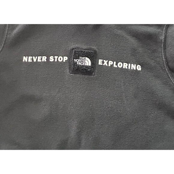 The North‎ Face Womens Small Black Hooded Sweatshirt Never Stop Exploring - Picture 7 of 9